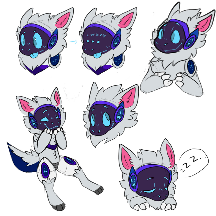 Sketch Page by @PubbyPawzz